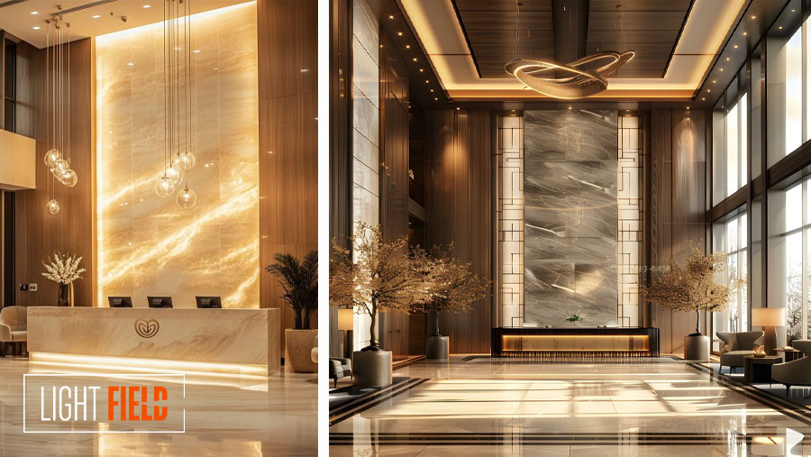 7 اصل در نورپردازی لابی هتل