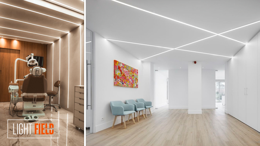 نورپردازی مطب و کلینیک های پزشکی به سبک مدرن